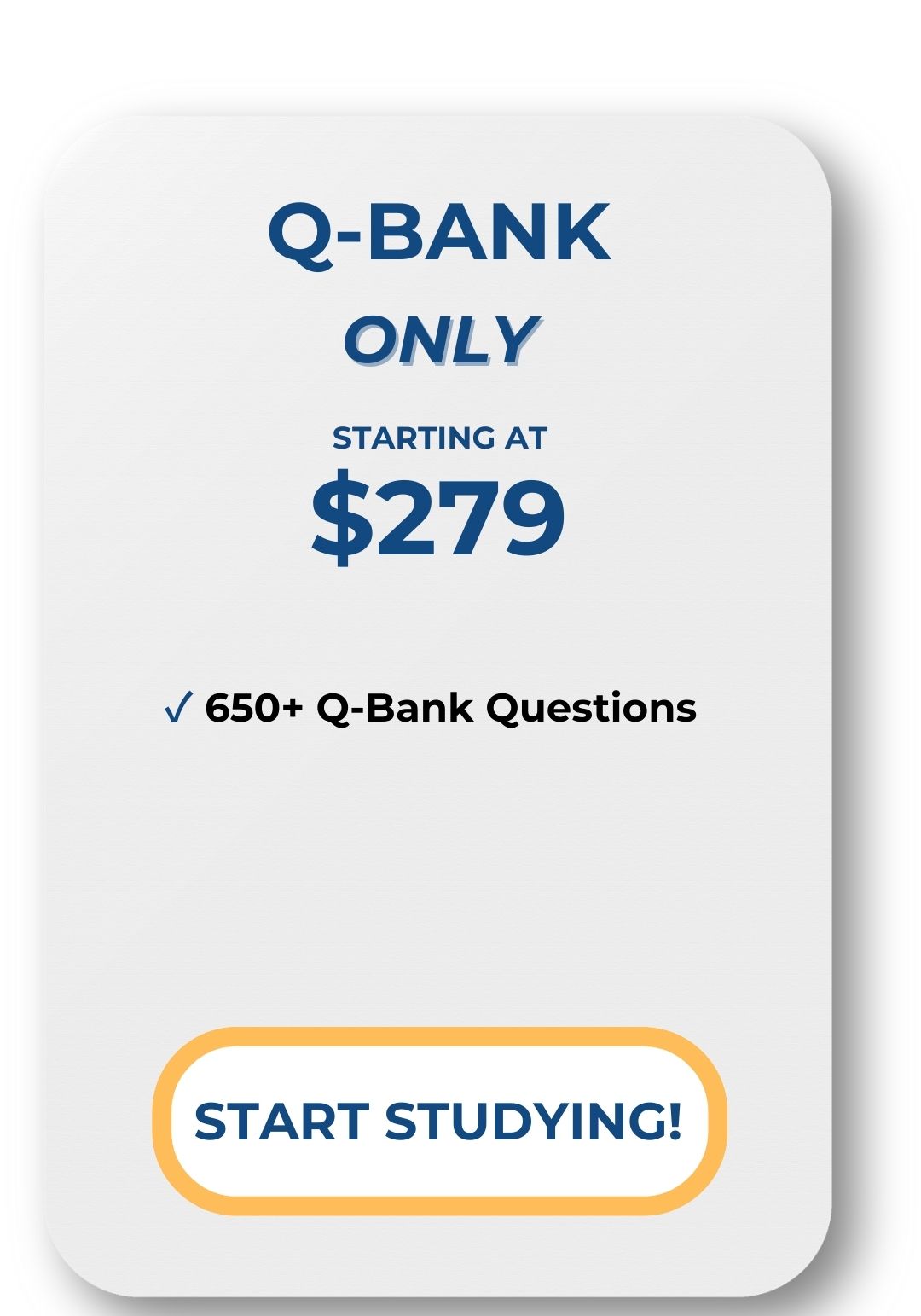 BCPS Q-Bank Price Card