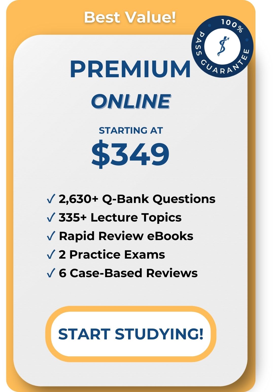 BCPS Premium Online  Price Card