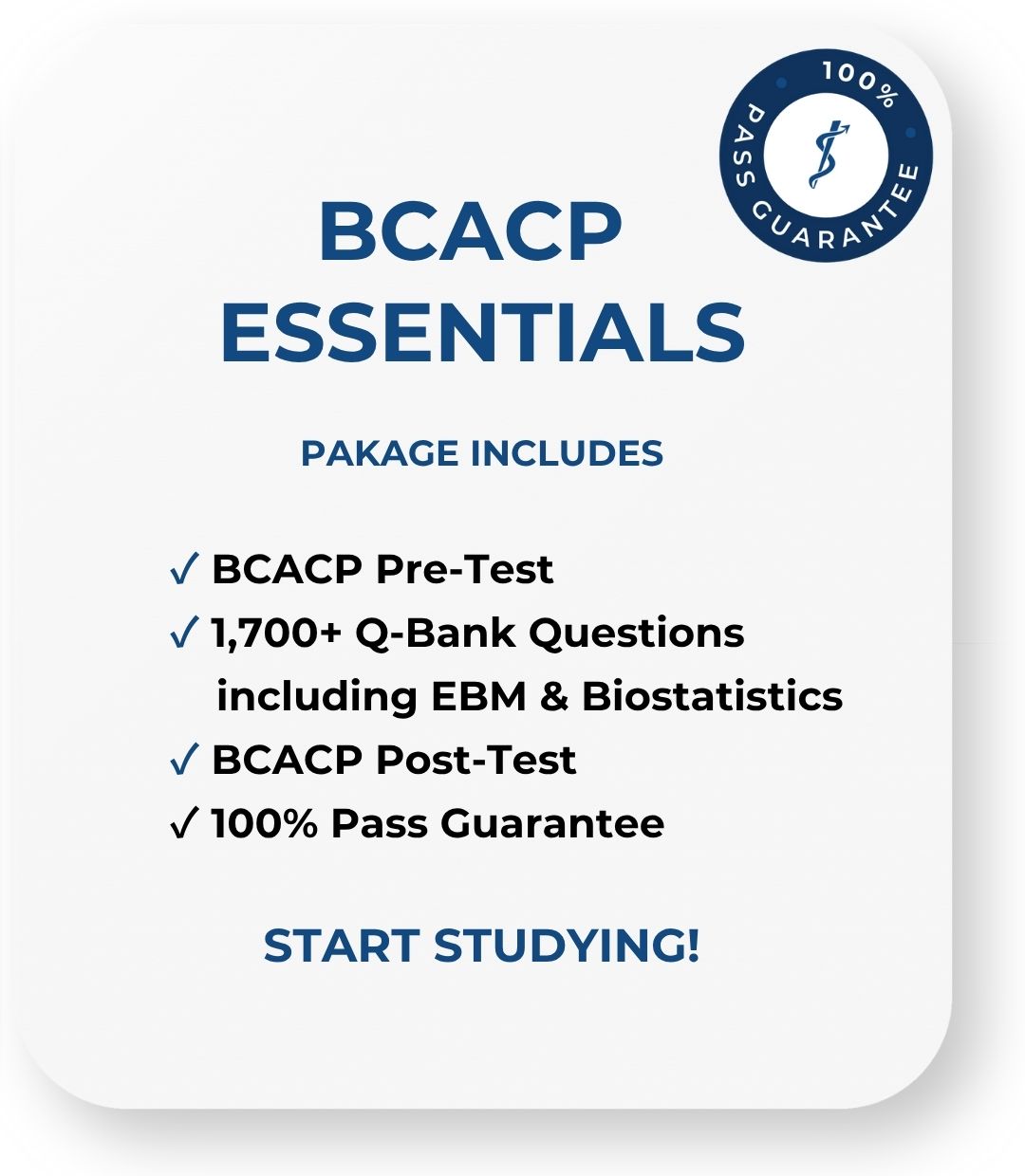 BCACP Q-Bank Price Card BCPS Q-Bank Price Card