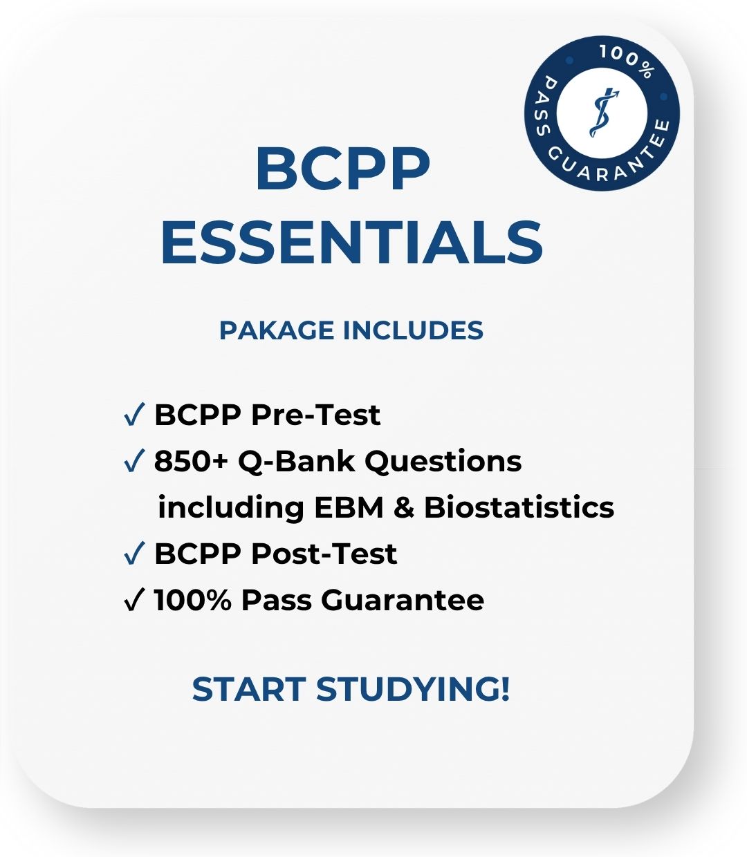 BCPP Q-Bank Price Card BCPS Q-Bank Price Card